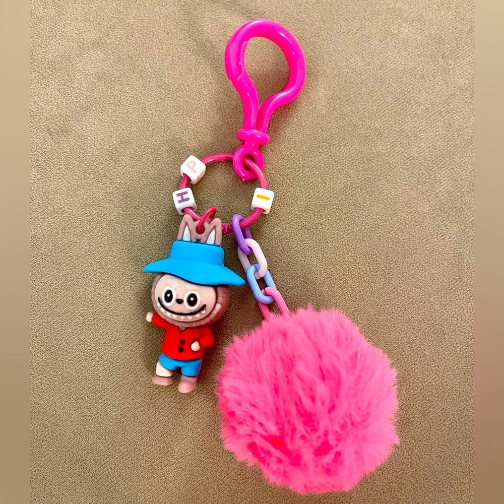 Labubu Socks and Charm Set - Red - Picture 3 of 5